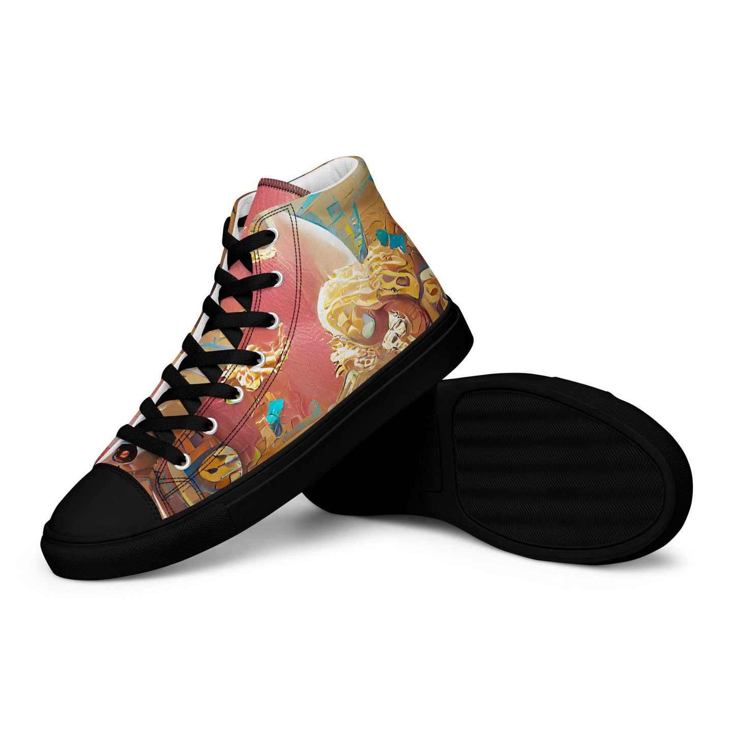 Huángdì - Womens High-Top Canvas Shoes