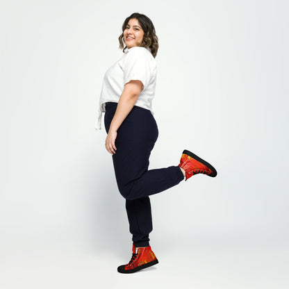 Qízhì - Womens High-Top Canvas Shoes