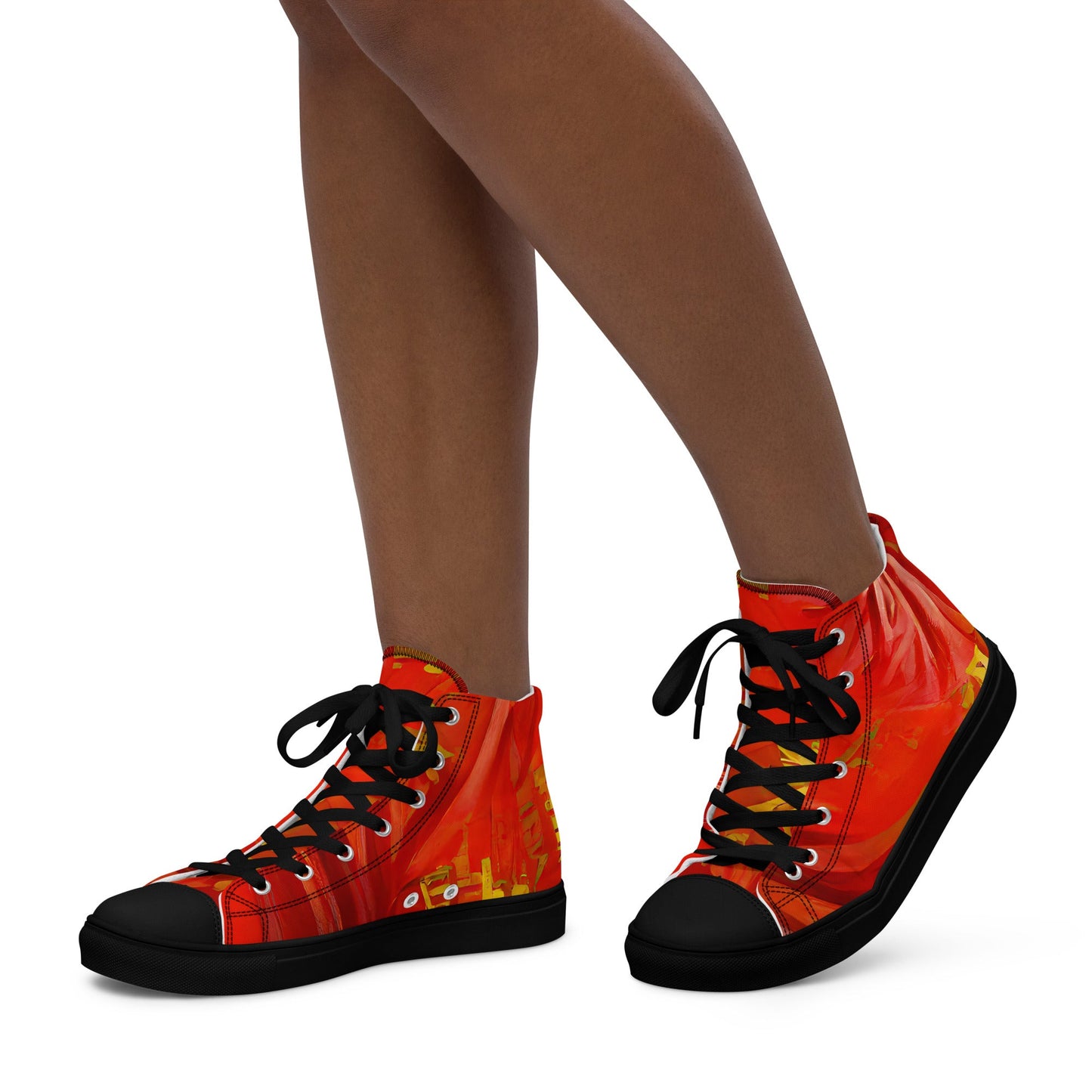 Qízhì - Womens High-Top Canvas Shoes