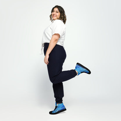 A Drop In The Ocean - Womens High-Top Canvas Shoes