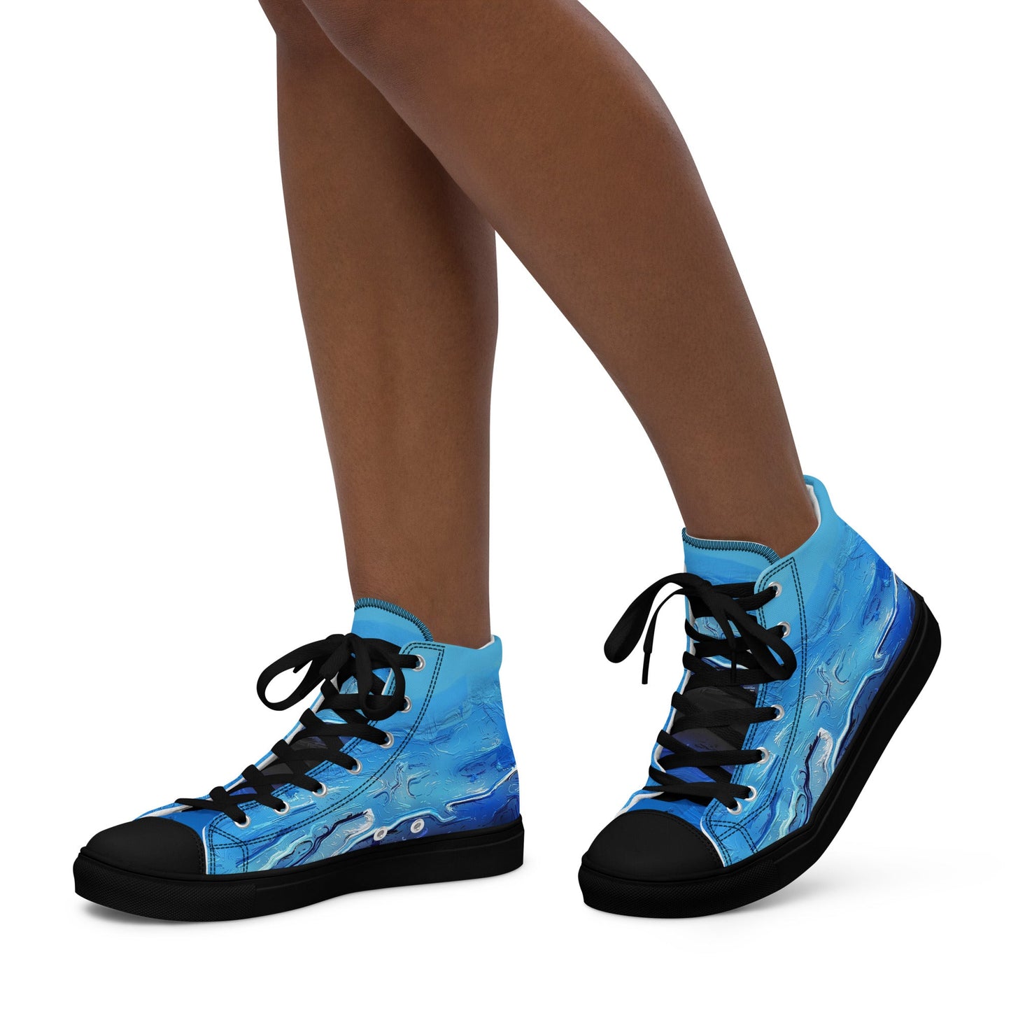 A Drop In The Ocean - Womens High-Top Canvas Shoes