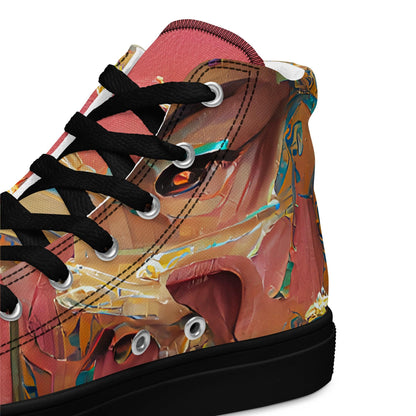 Huángdì - Womens High-Top Canvas Shoes