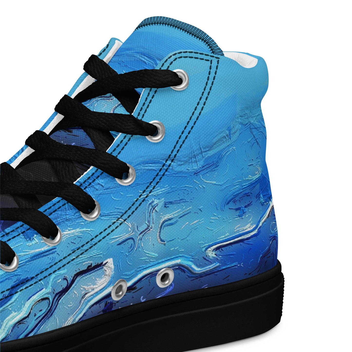 A Drop In The Ocean - Womens High-Top Canvas Shoes