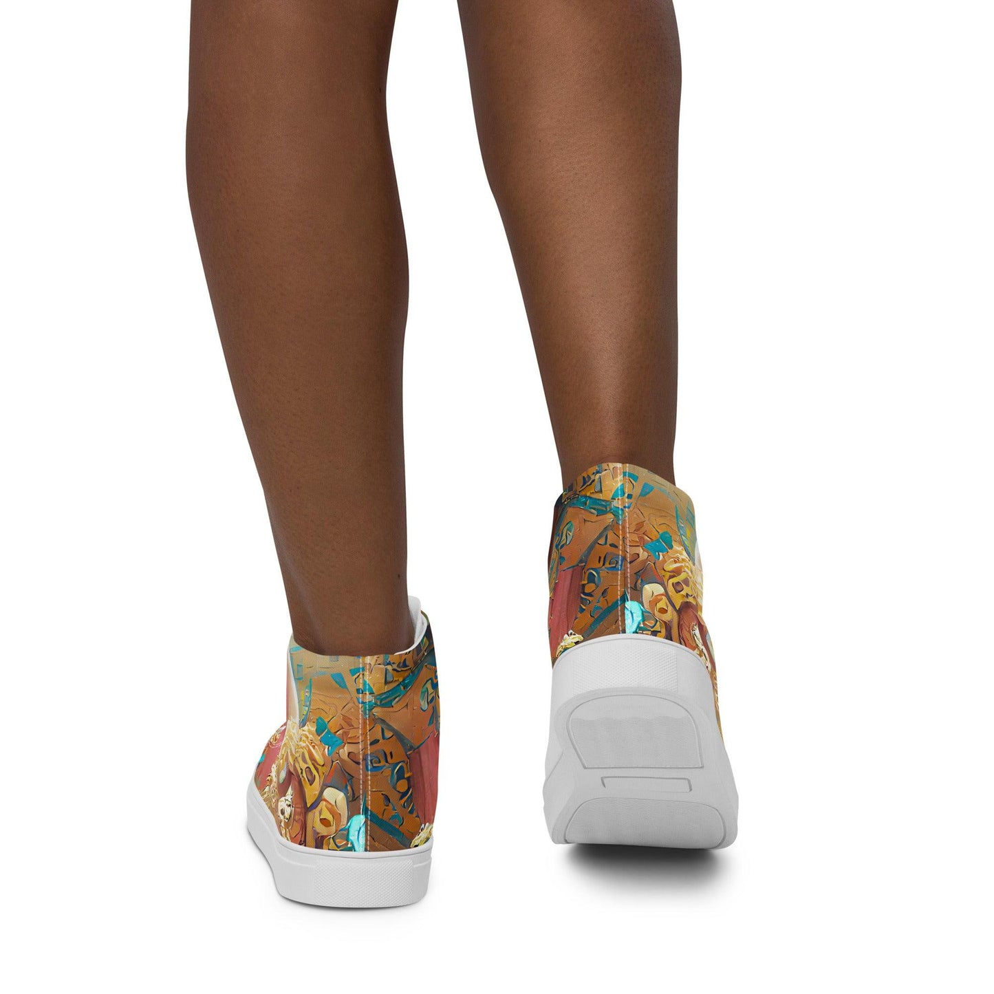 Huángdì - Womens High-Top Canvas Shoes