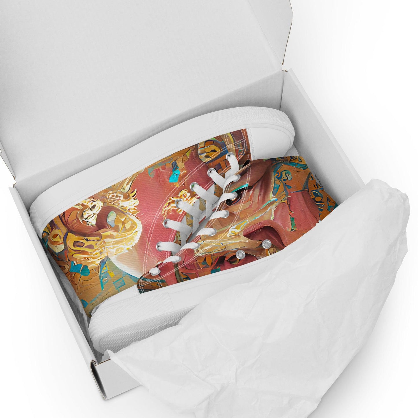Huángdì - Womens High-Top Canvas Shoes
