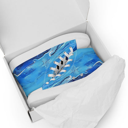 A Drop In The Ocean - Womens High-Top Canvas Shoes