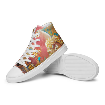 Huángdì - Womens High-Top Canvas Shoes