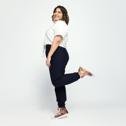 Huángdì - Womens High-Top Canvas Shoes