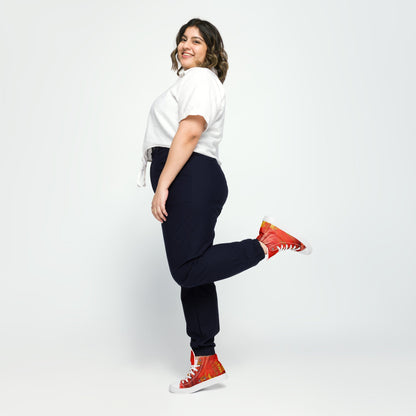 Qízhì - Womens High-Top Canvas Shoes