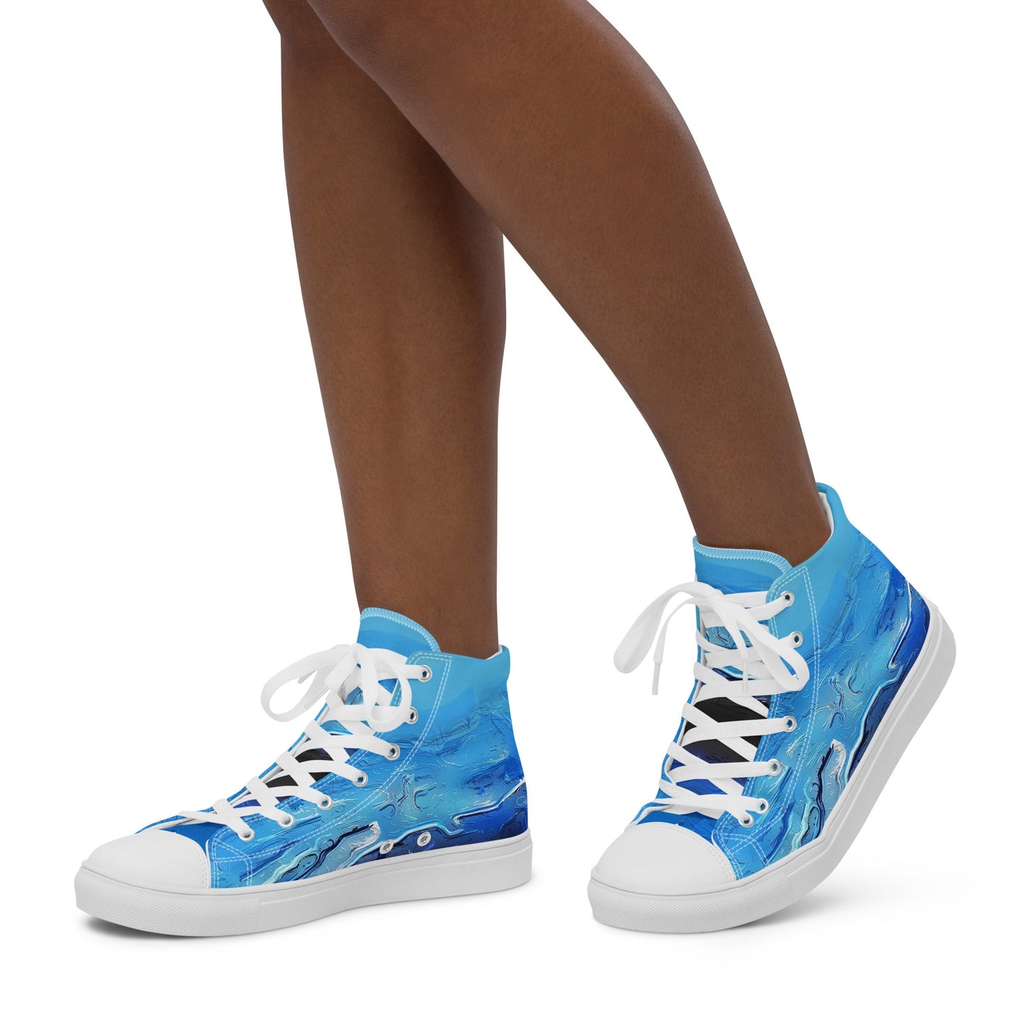 A Drop In The Ocean - Womens High-Top Canvas Shoes