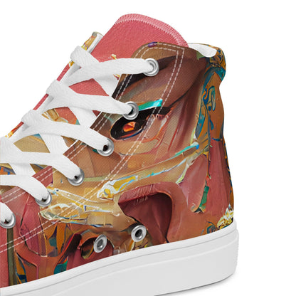 Huángdì - Womens High-Top Canvas Shoes