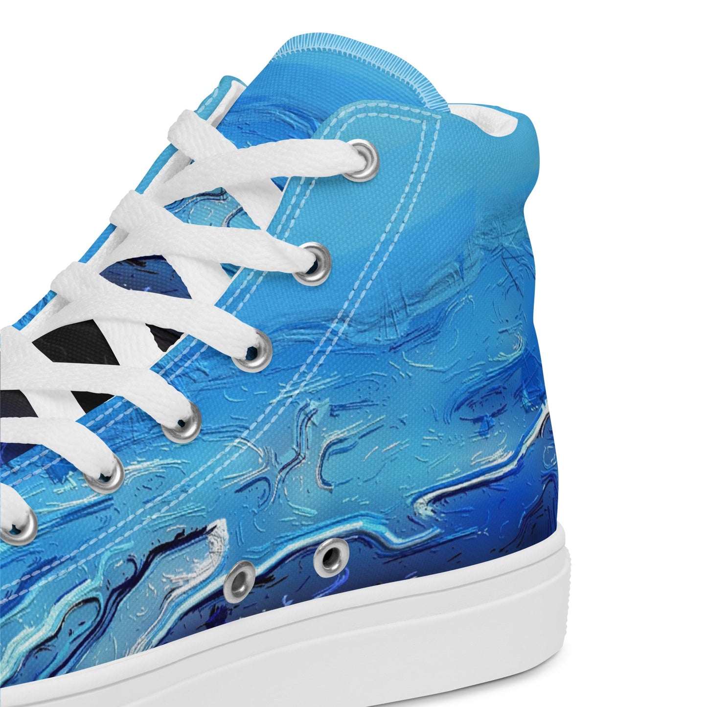 A Drop In The Ocean - Womens High-Top Canvas Shoes