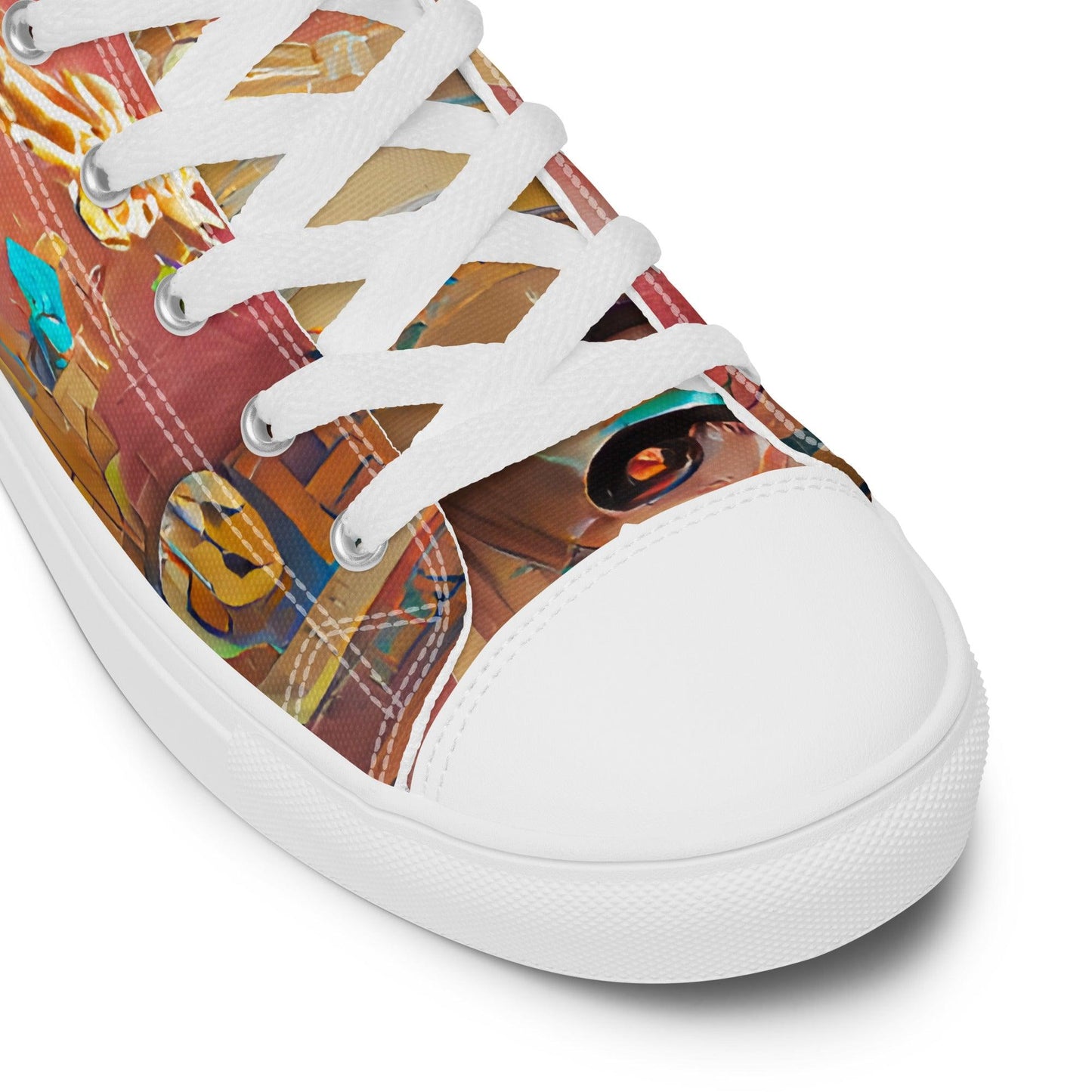 Huángdì - Womens High-Top Canvas Shoes