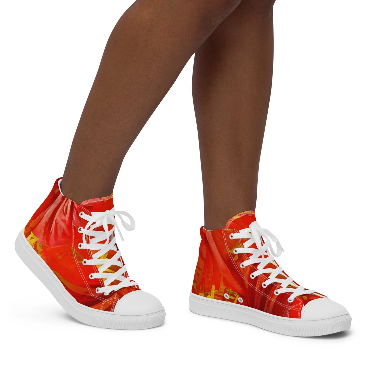 Qízhì - Womens High-Top Canvas Shoes