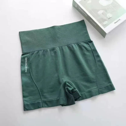 Women’s High Waist Seamless Fitness Shorts – One Size