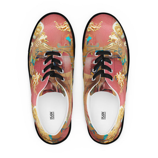 Huángdì - Womens Lace-Up Canvas Shoes