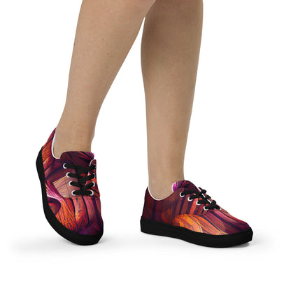Hardwood - Womens Lace-Up Canvas Shoes