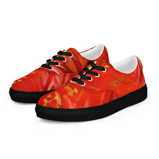 Qízhì - Womens Lace-Up Canvas Shoes