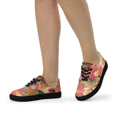 Huángdì - Womens Lace-Up Canvas Shoes