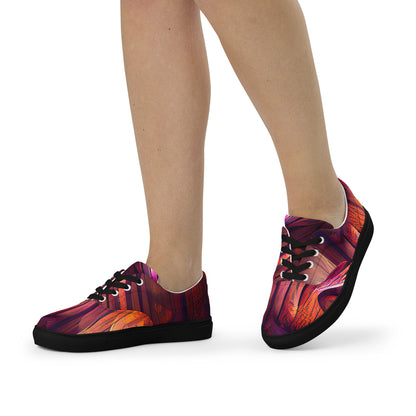 Hardwood - Womens Lace-Up Canvas Shoes