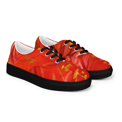 Qízhì - Womens Lace-Up Canvas Shoes