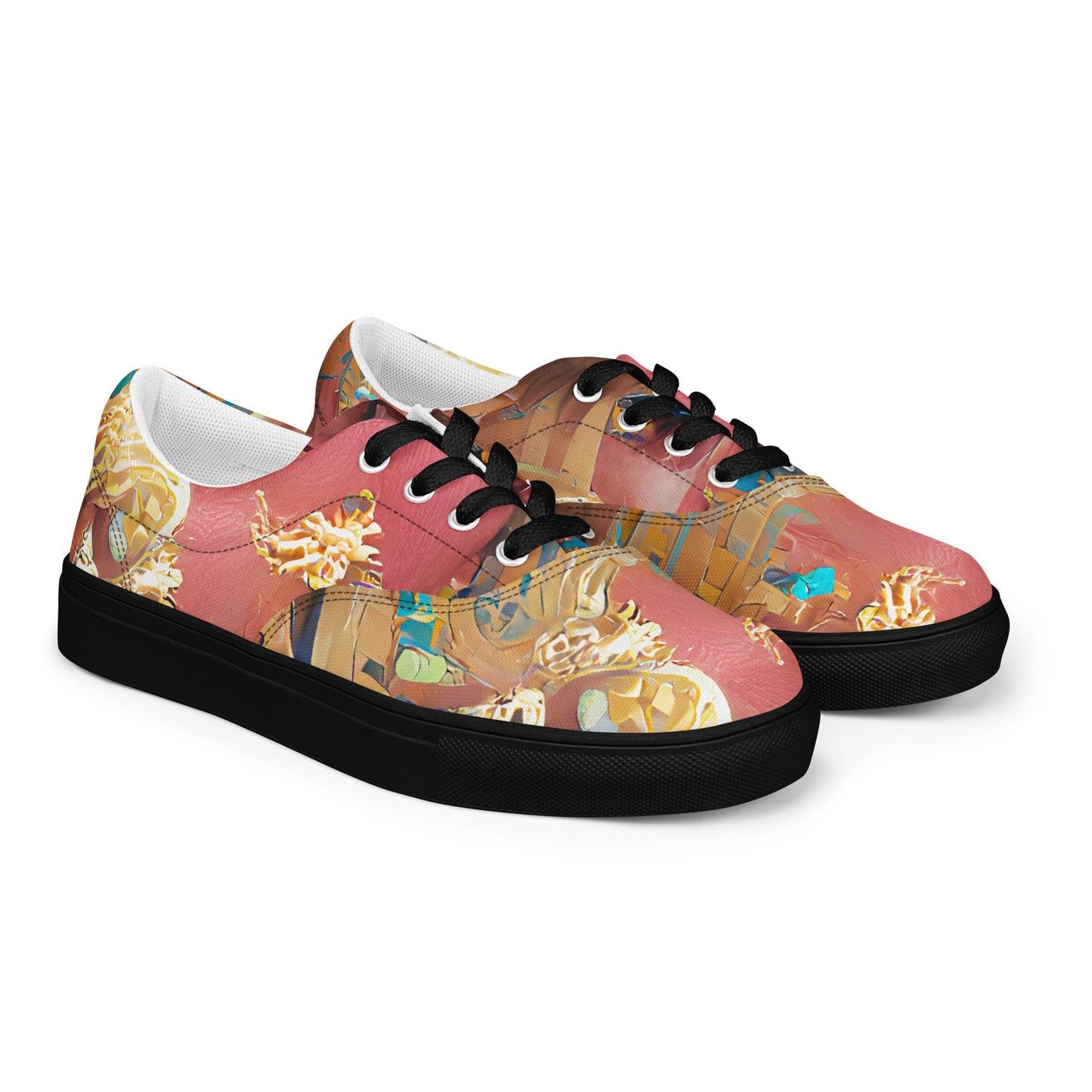 Huángdì - Womens Lace-Up Canvas Shoes