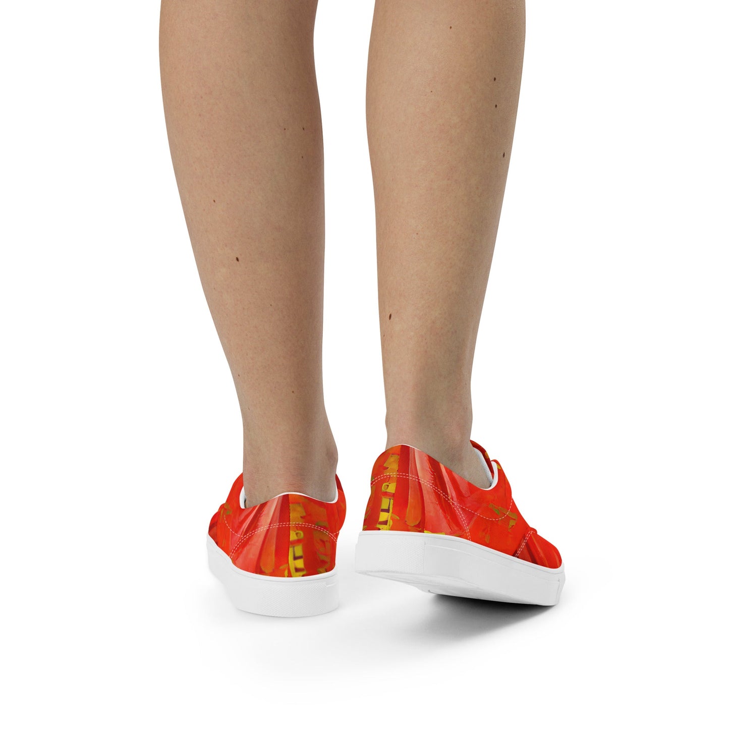 Qízhì - Womens Lace-Up Canvas Shoes