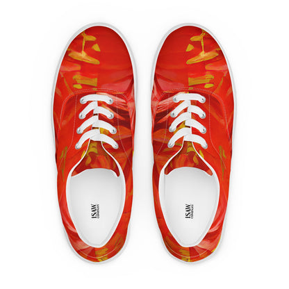 Qízhì - Womens Lace-Up Canvas Shoes