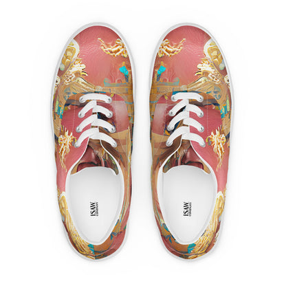 Huángdì - Womens Lace-Up Canvas Shoes