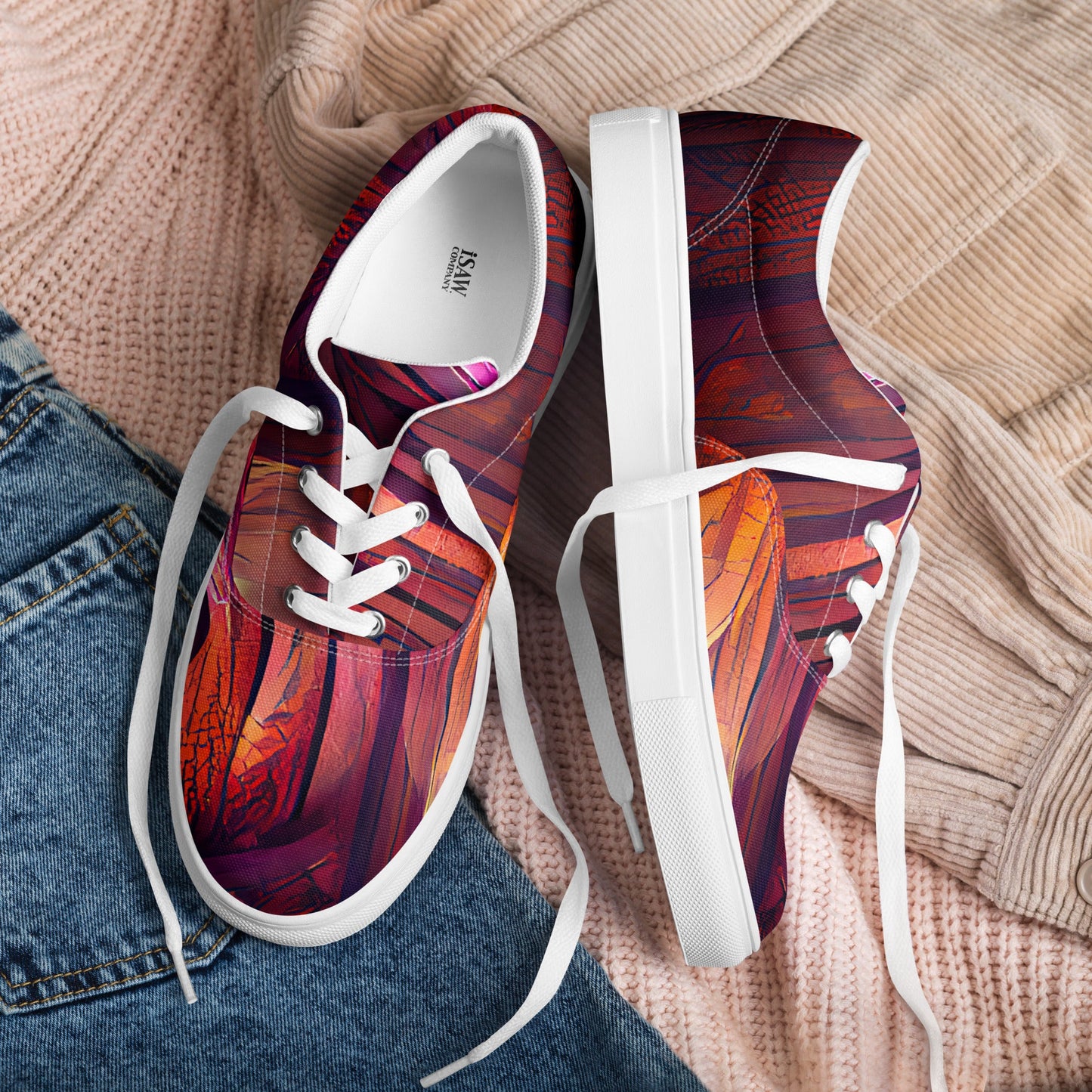 Hardwood - Womens Lace-Up Canvas Shoes