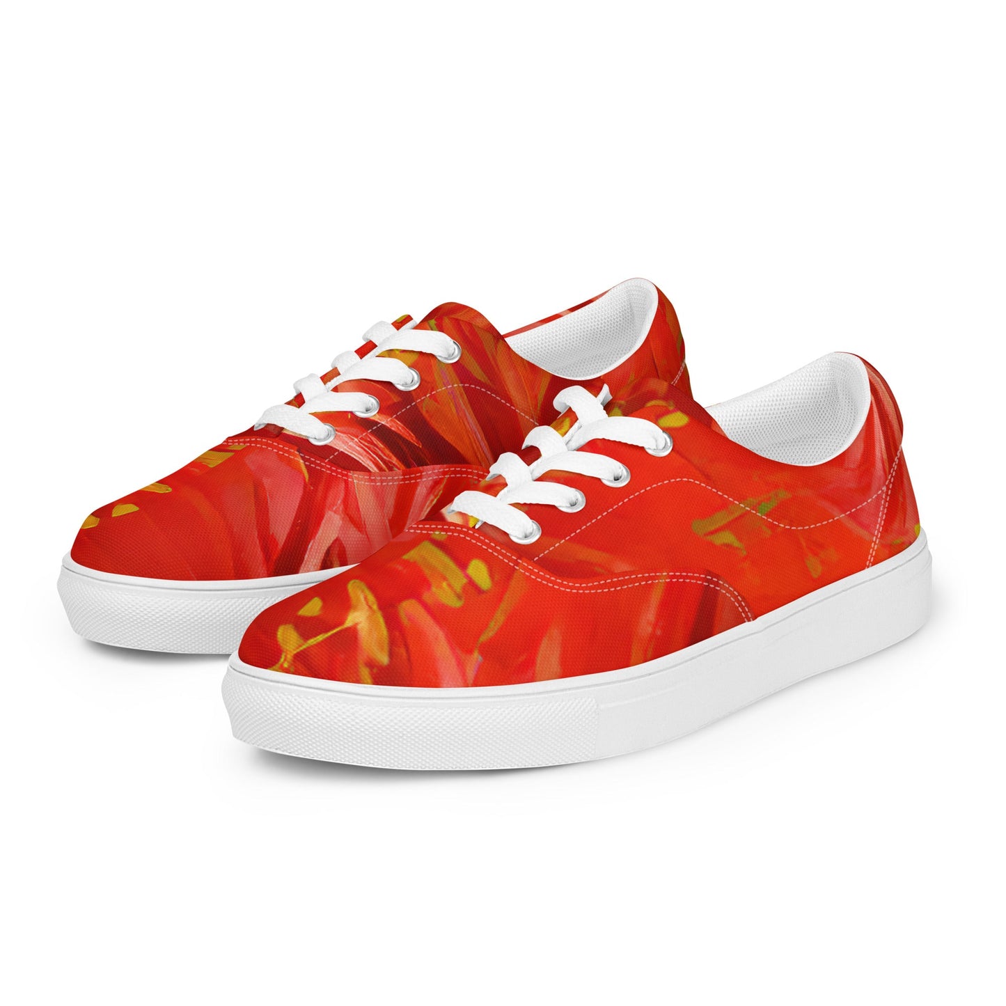 Qízhì - Womens Lace-Up Canvas Shoes