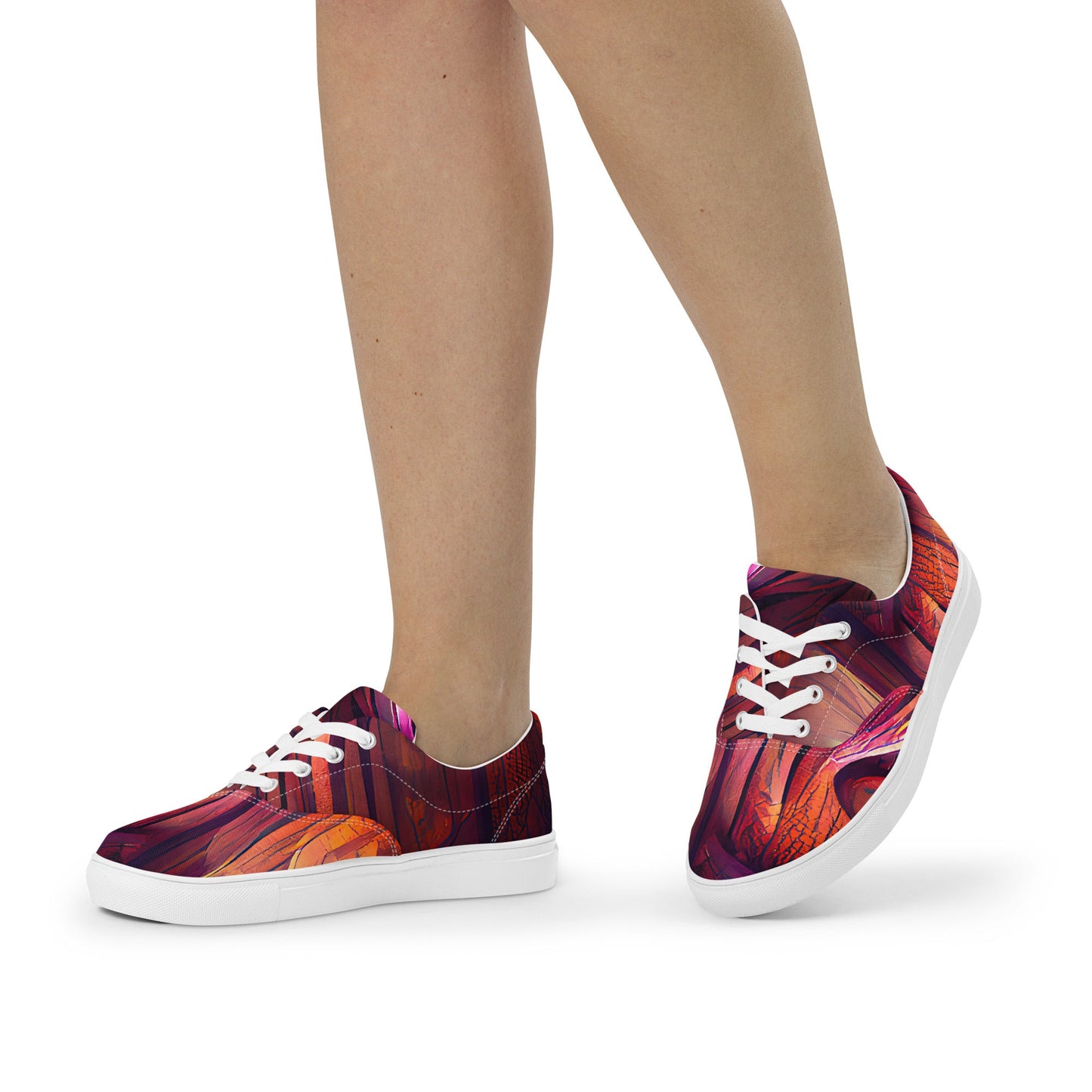 Hardwood - Womens Lace-Up Canvas Shoes