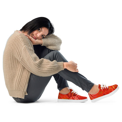 Qízhì - Womens Lace-Up Canvas Shoes