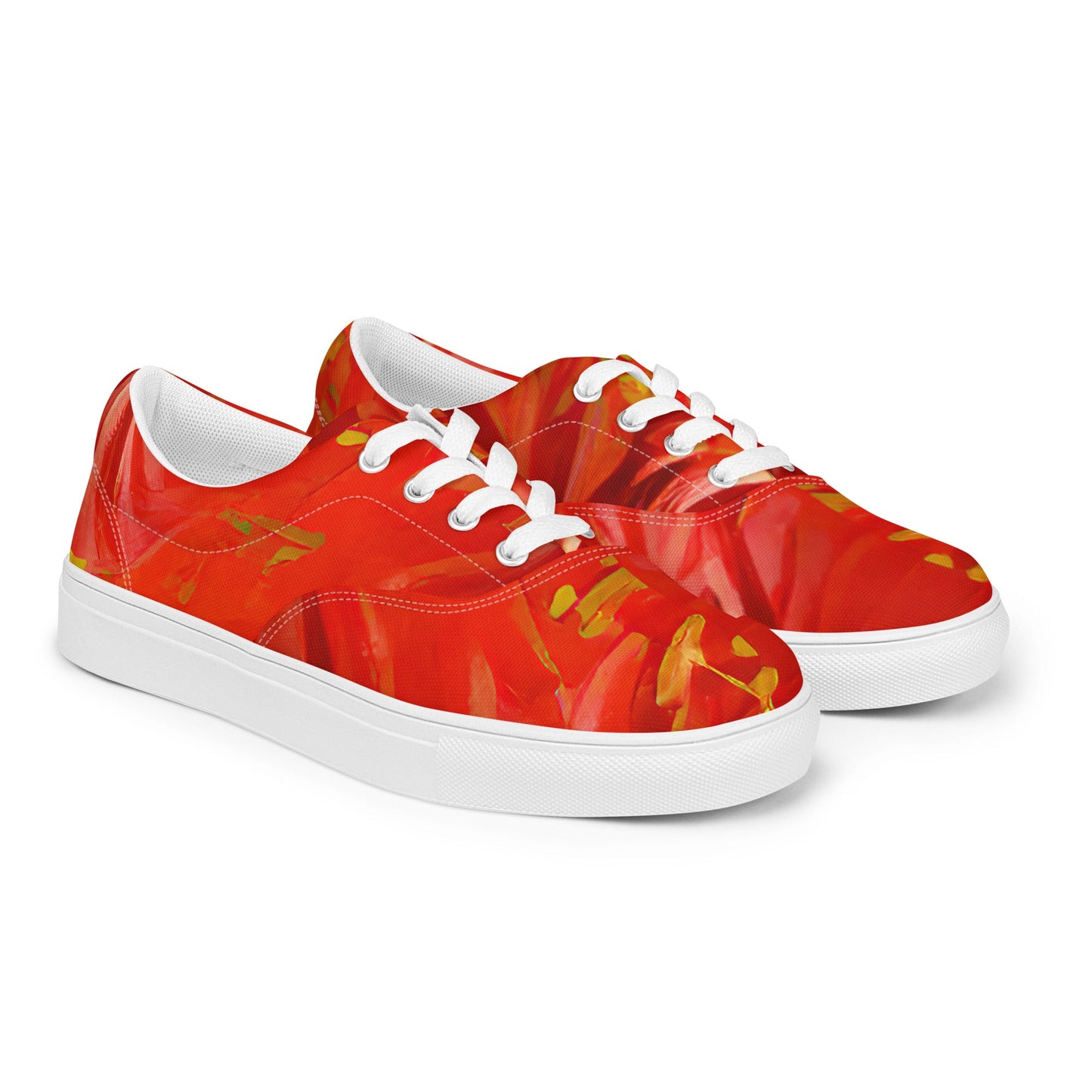 Qízhì - Womens Lace-Up Canvas Shoes