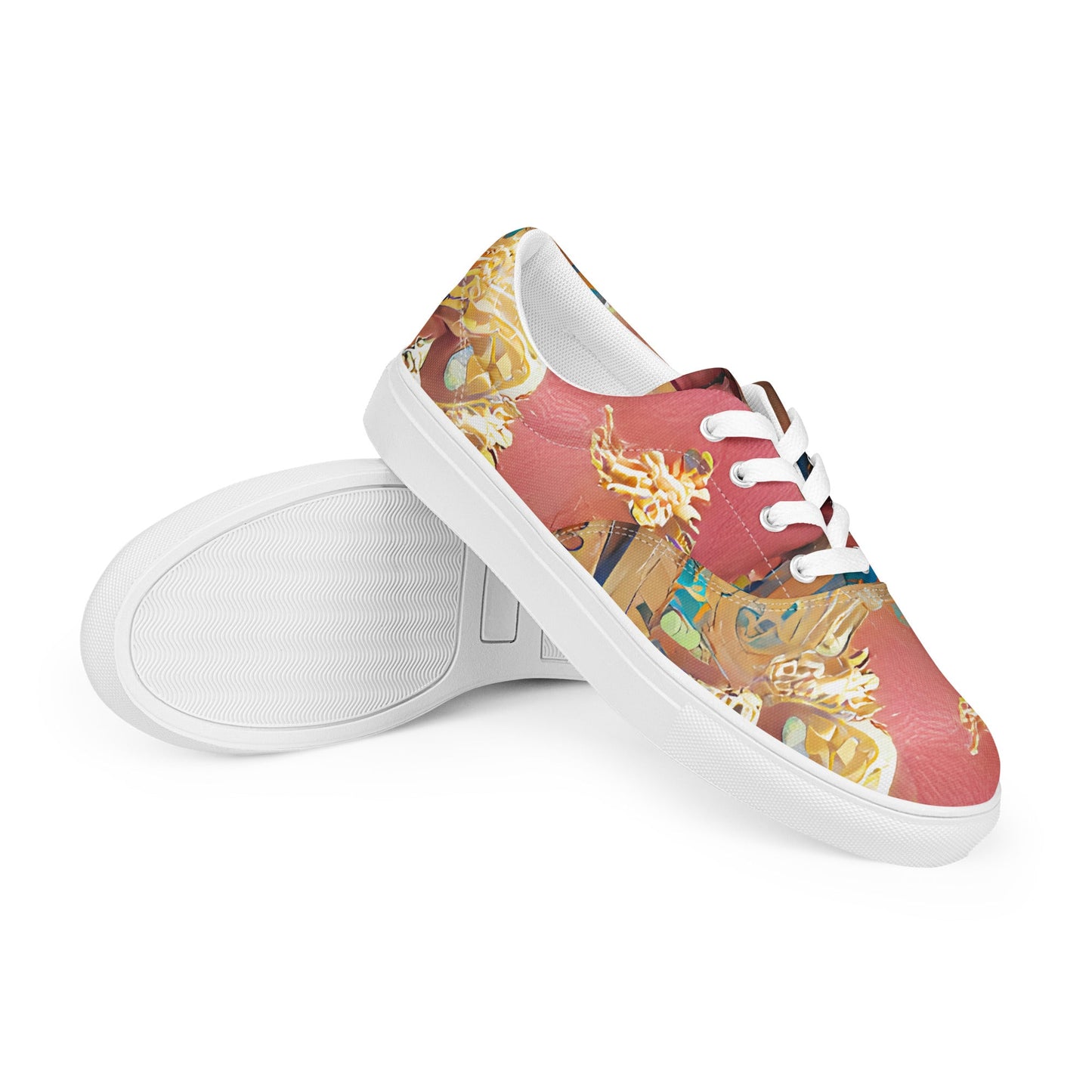 Huángdì - Womens Lace-Up Canvas Shoes