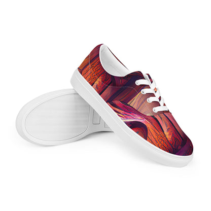 Hardwood - Womens Lace-Up Canvas Shoes