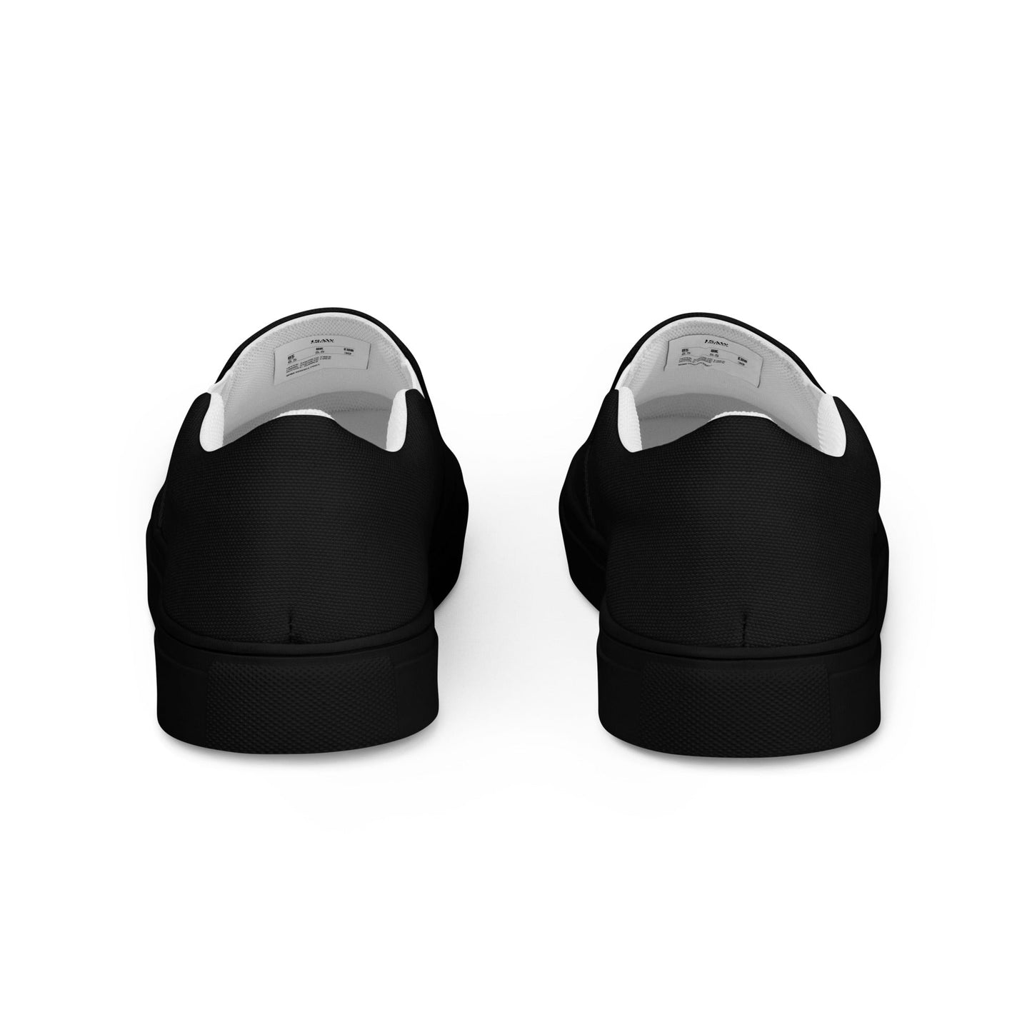 iSAW Womens Black Slip-On Canvas Shoes