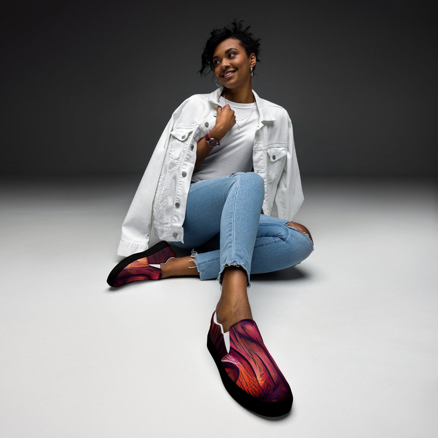Hardwood - Womens Slip-On Canvas Shoes