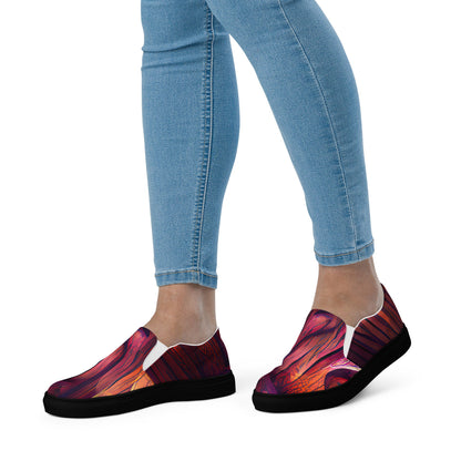 Hardwood - Womens Slip-On Canvas Shoes