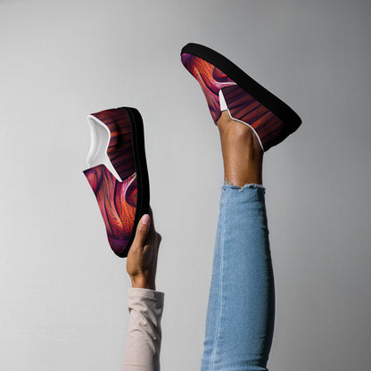 Hardwood - Womens Slip-On Canvas Shoes