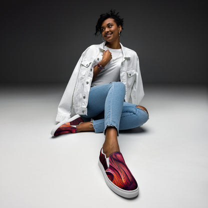Hardwood - Womens Slip-On Canvas Shoes