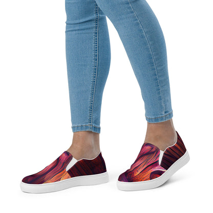 Hardwood - Womens Slip-On Canvas Shoes
