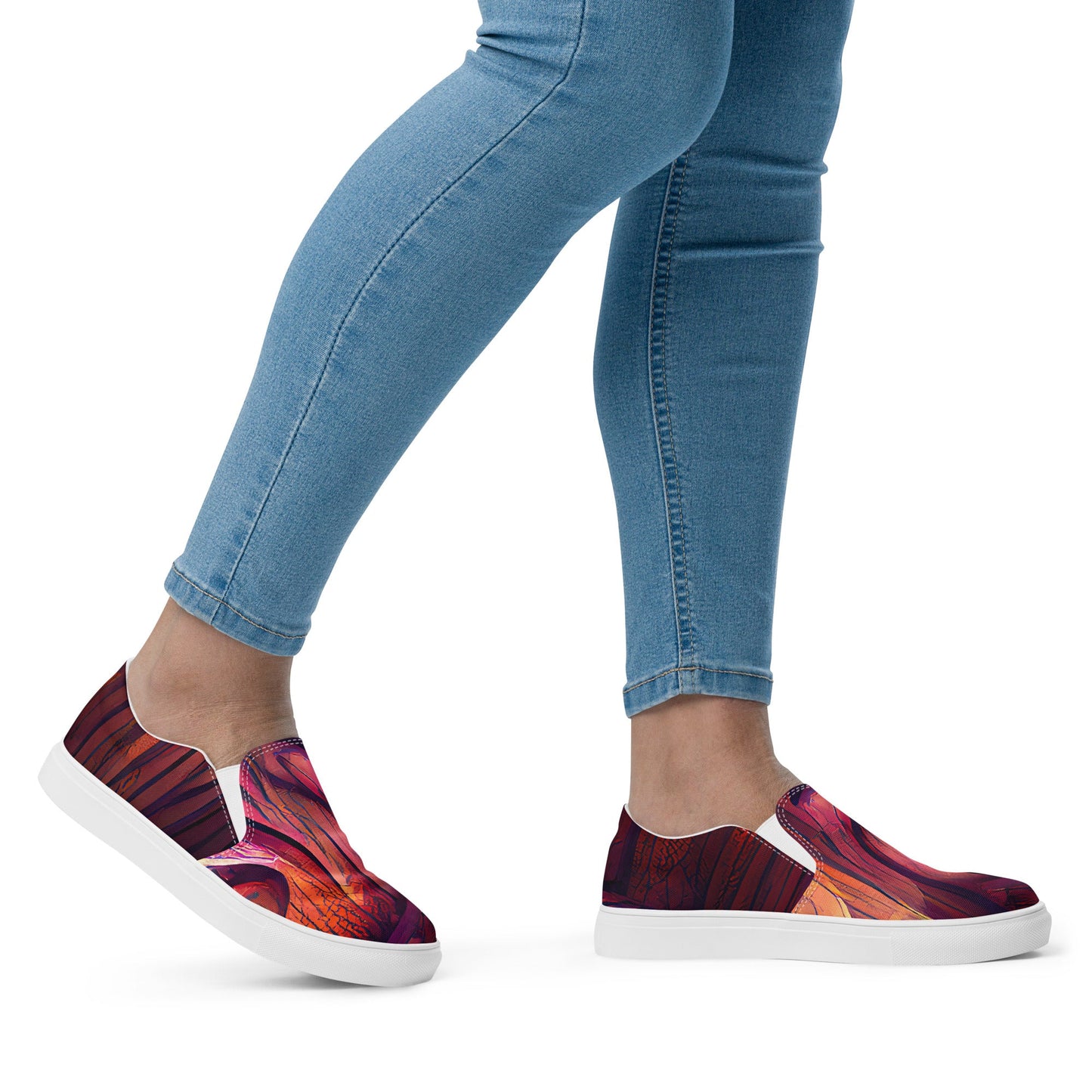 Hardwood - Womens Slip-On Canvas Shoes