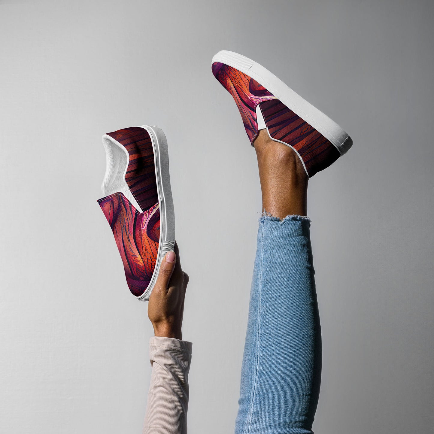 Hardwood - Womens Slip-On Canvas Shoes