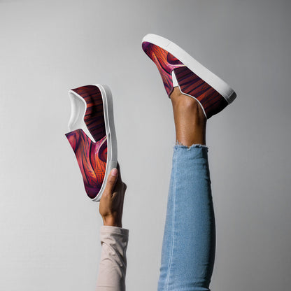 Hardwood - Womens Slip-On Canvas Shoes