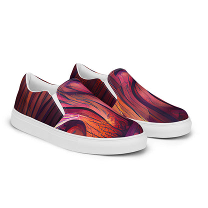 Hardwood - Womens Slip-On Canvas Shoes