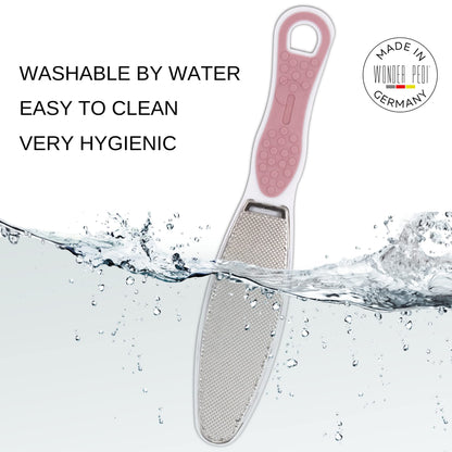 Wonder Pedi German-Made Double-Sided Foot File | Stainless Steel Pedicure Tool