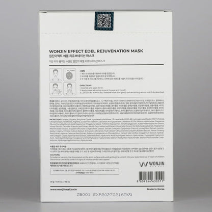 Wonjin Effect Edel Rejuvenation Mask – Hydration & Elasticity (10 pcs)