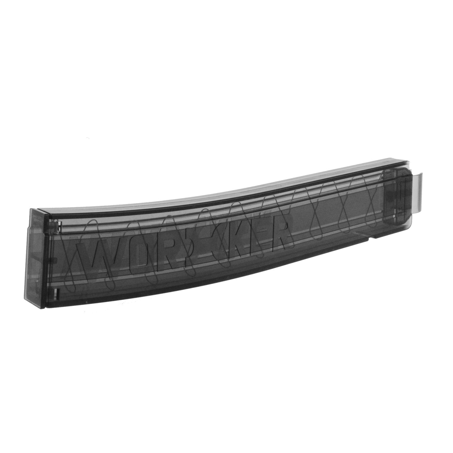 WORKER 18-Darts Curved Talon Magazine for Nerf Modulus & Nexus Pro (Black Transparent)