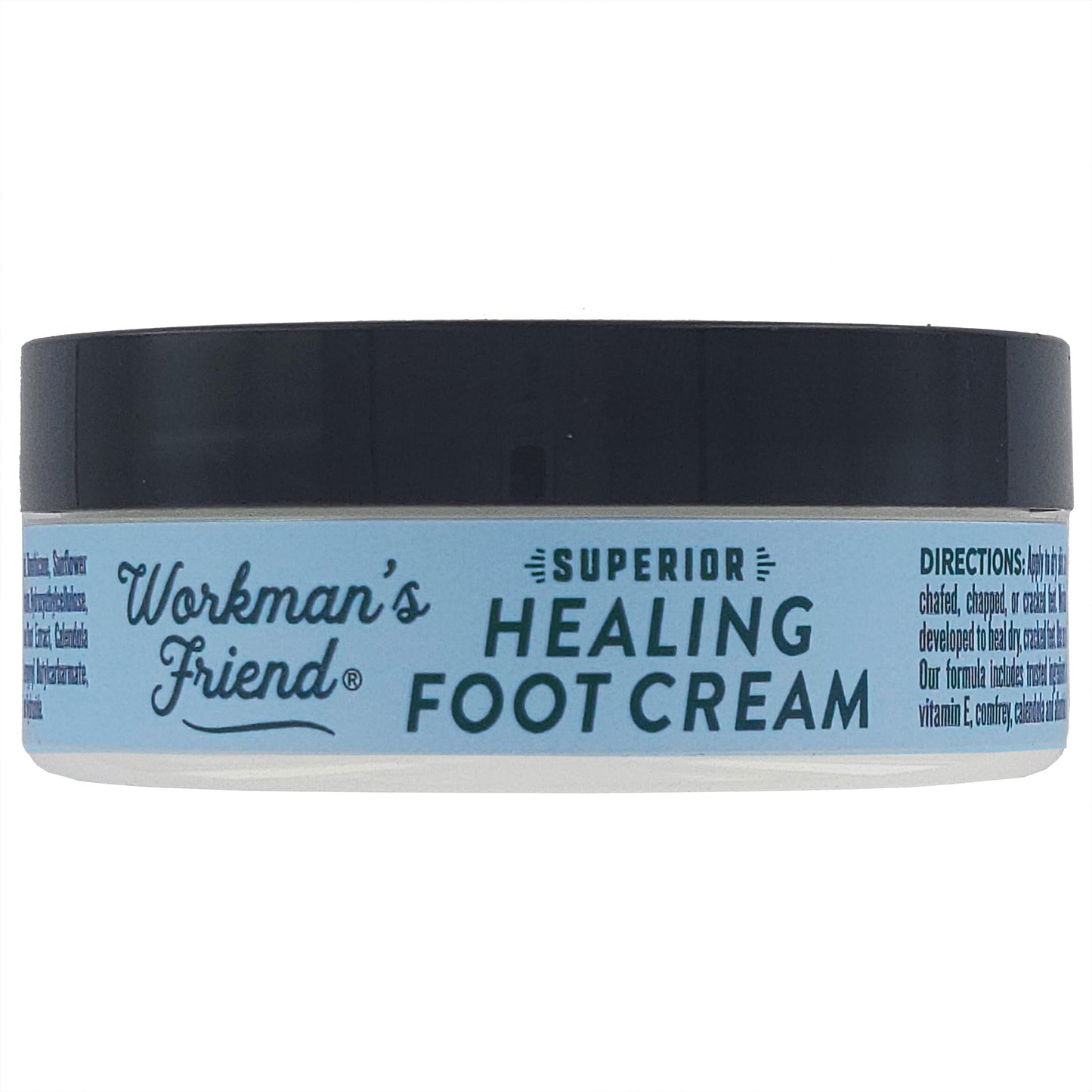 WORKMAN'S FRIEND Superior Healing Foot Cream - Intense Moisturizer for Extremely Dry & Cracked Feet - 2.5 oz